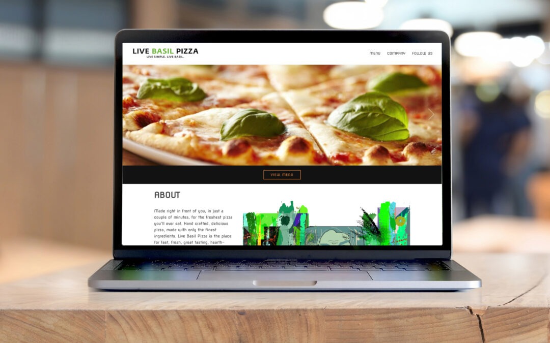 Live Basil Pizza Restaurant Website Design