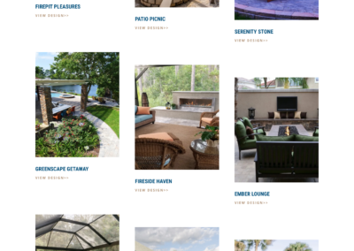 Outdoor Design Website for Amelia Outdoors Portfolio Page