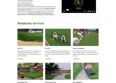 Landscapre Wwebsite Design PlushGrass Homepage
