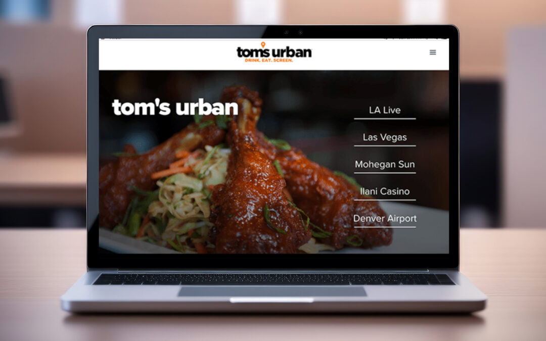 Tom’s Urban Restaurant Website Design