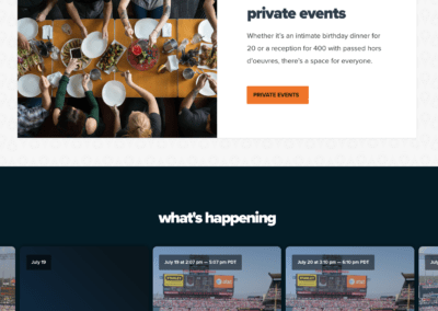 Tom's Urban Restaurant Website LA