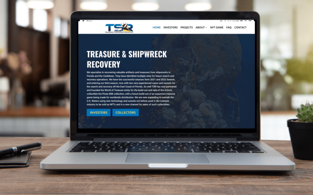 Website Design for Treasure & Shipwreck Recovery