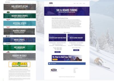 Vail Resorts Retail Digital Solution: Website Mockups