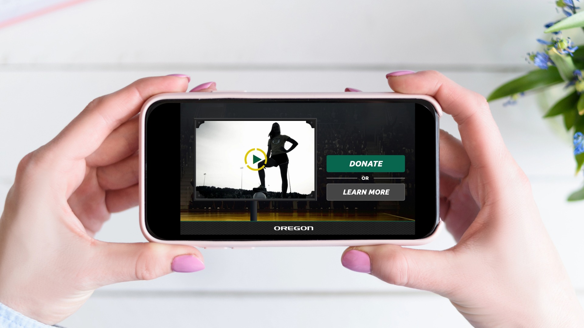 Video Donation Campaign for University of Oregon Women in Flight