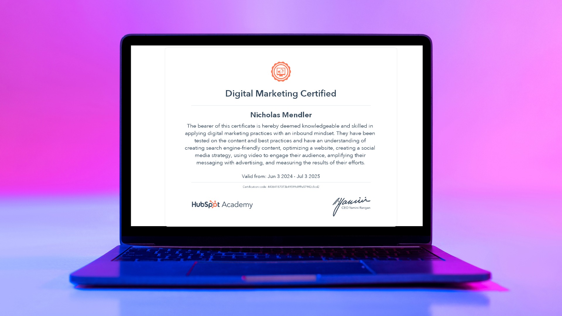 Featured image for a blog post about HubSpot Digital Marketing Certification, showcasing how Bridge Kid Design delivers top-notch marketing solutions.